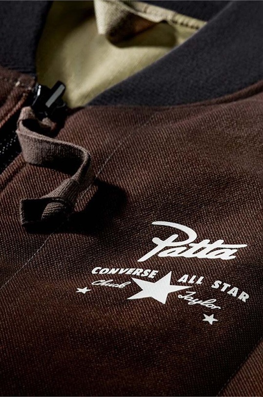 Converse reversible vest x Patta 10024665.A01 brown