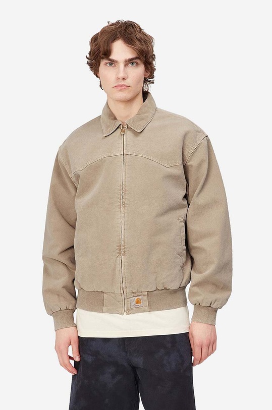 Odzież Carhartt WIP kurtka bawełniana OG Santa Fe I030288 beżowy