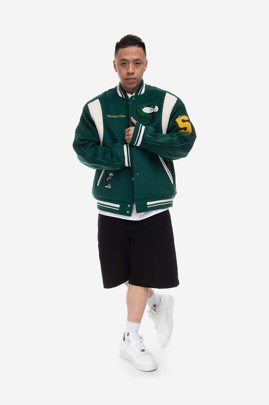 Puma kurtka bomber z domieszką wełny The Mascot T7 College 539839.94