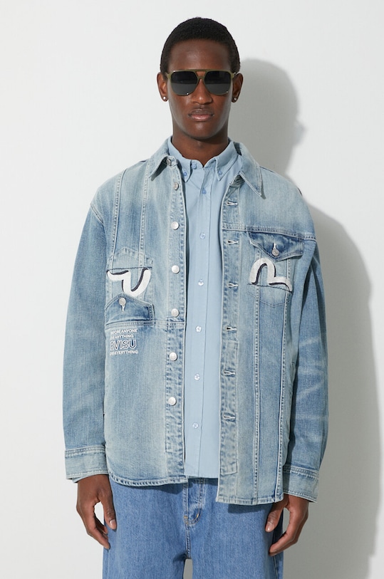 Джинсовая куртка Evisu 2ESHTM3SJ717XXDN голубой