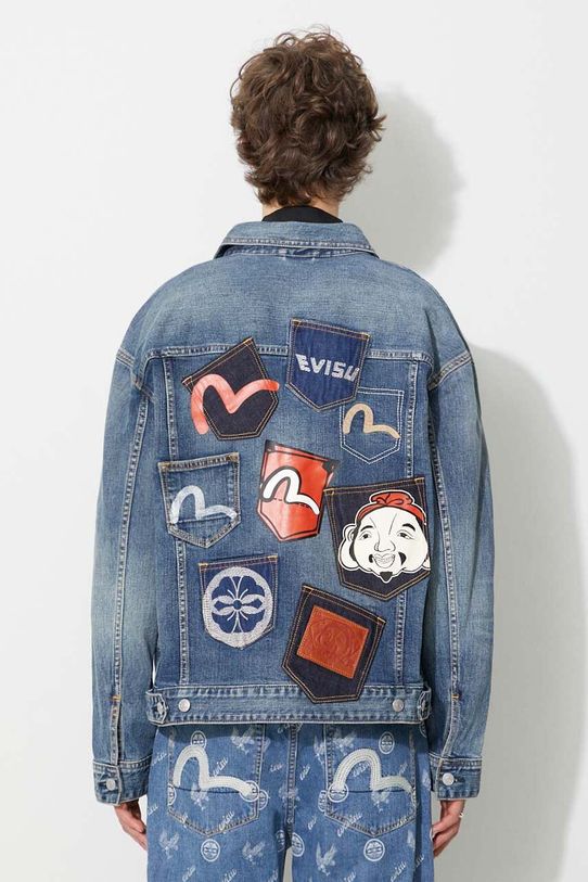 Jakna Evisu bez tople podstave plava 2ESHTM3DJ720LFCS