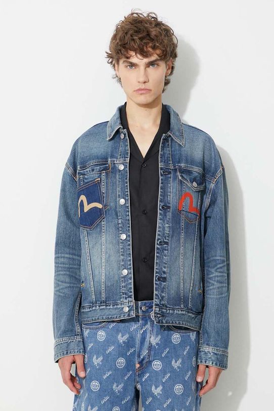 Odjeća Jakna Evisu 2ESHTM3DJ720LFCS plava