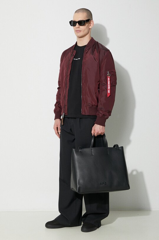 Куртка-бомбер Alpha Industries 191103 бордо SS24