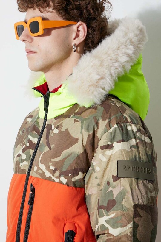 Griffin reversible down jacket GW20.02C orange