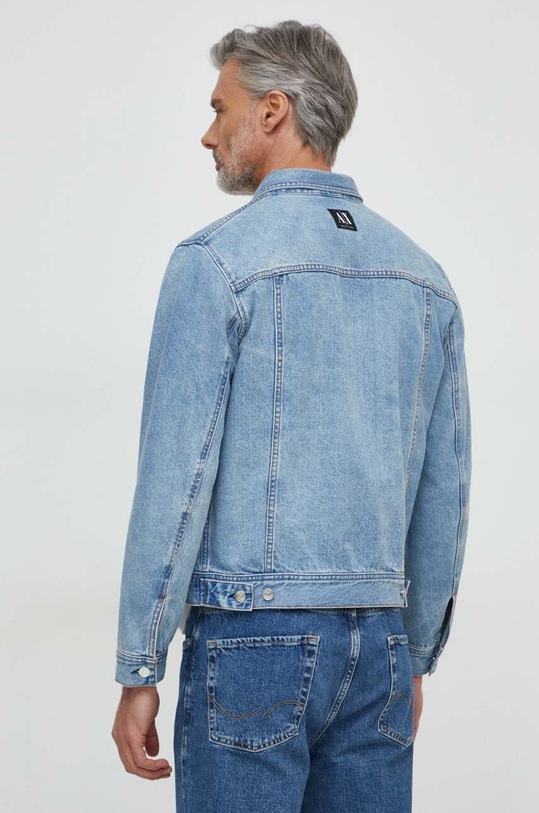 Odzież Armani Exchange kurtka jeansowa 8NZBP4.Z2P1Z.NOS niebieski