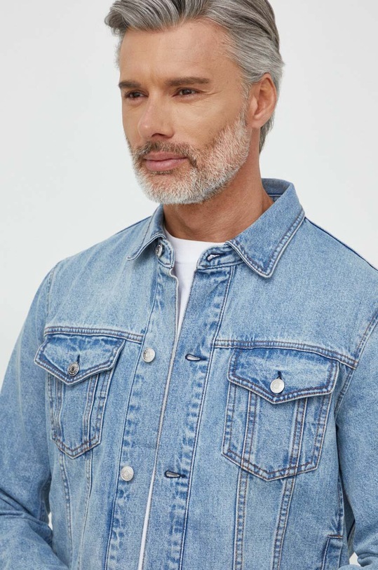 Armani Exchange kurtka jeansowa niebieski 8NZBP4.Z2P1Z.NOS