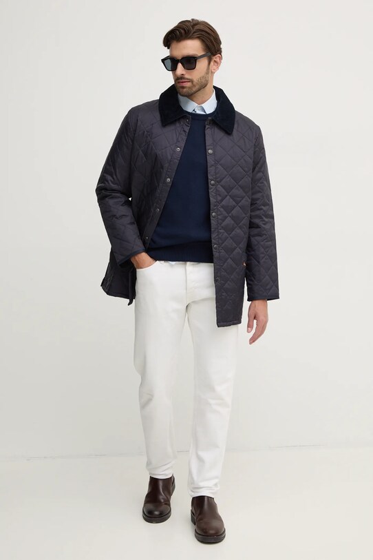 Bunda Barbour le Quilt MQU0001 námořnická modř AA00