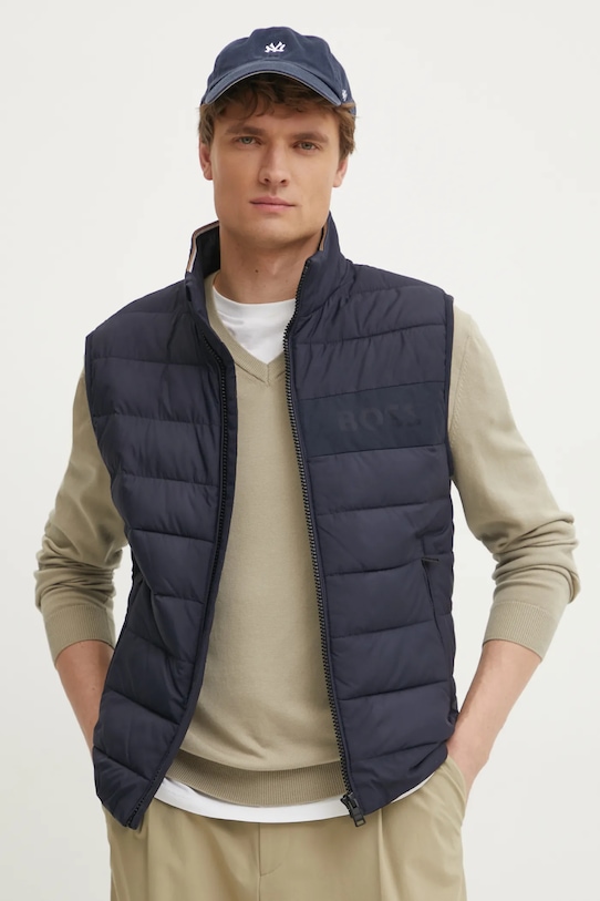 BOSS bezrękawnik bez kaptura granatowy 50518375