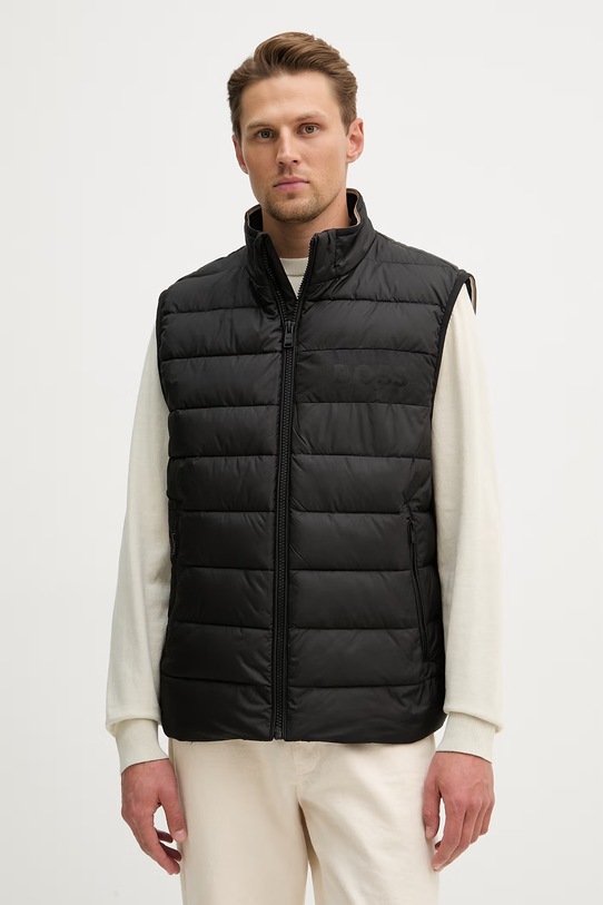 BOSS vestă H-Cenito cu captuseala negru 50518375