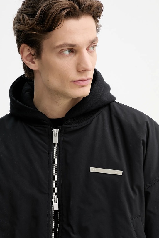 Куртка-бомбер Heliot Emil чёрный SS25.M.02.100.BLK01.CO