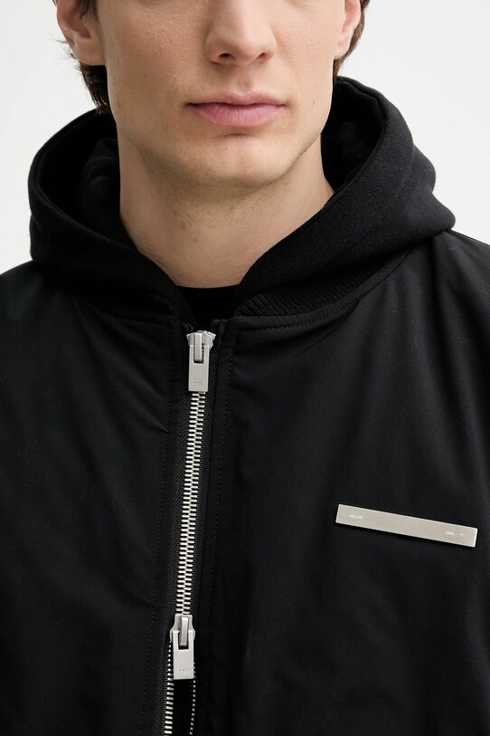 Bomber bunda Heliot Emil SS25.M.02.100.BLK01.CO černá