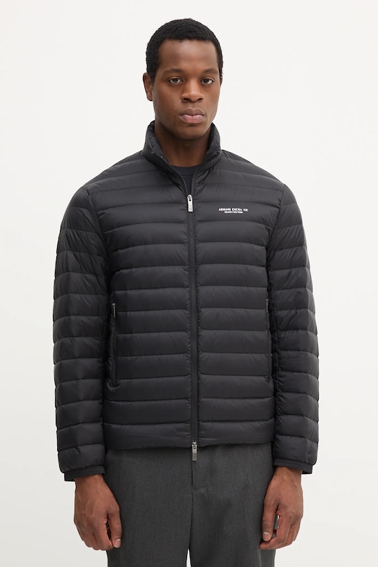 Пухова куртка Armani Exchange пухова легка чорний XM001919.AF16927.NOS
