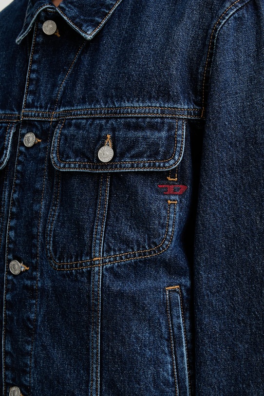 Diesel giacca di jeans D-BARCY JACKET A03885.09I27 blu navy
