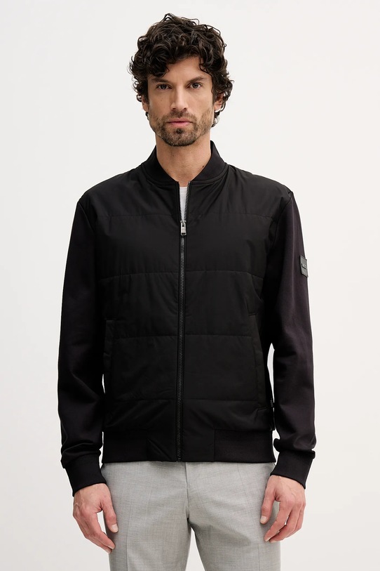 BOSS kurtka bomber bez kaptura czarny 50532767