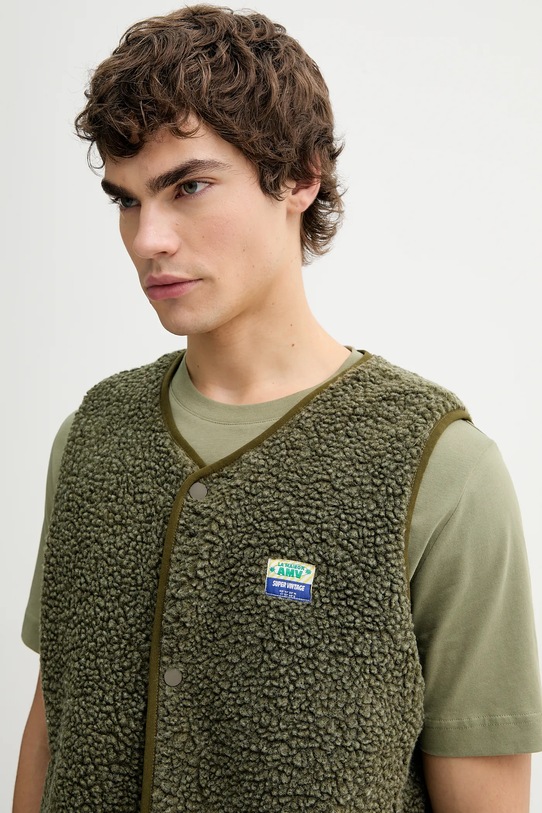 American Vintage bezrękawnik zielony MHOK16A