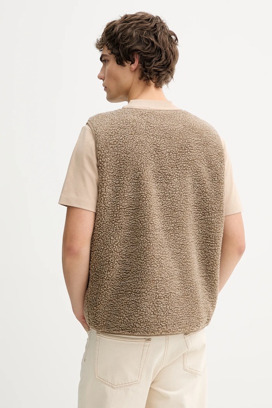 Odzież American Vintage bezrękawnik MHOK16A brązowy