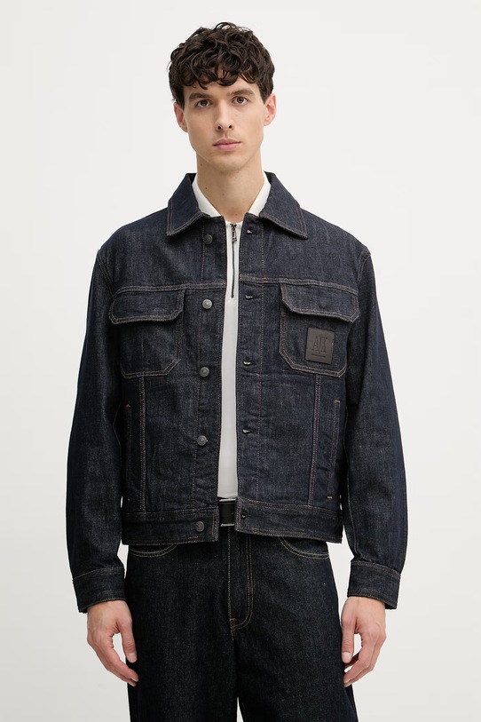 Armani Exchange мъжко дънково яке тъмносин XM000343.AF12284.NOS