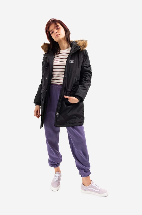 Bunda Vans Wm Tanner Hood VN0A5LJ9BLK černá AA00