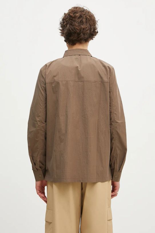 Clothing Rains jacket Woven Shirt 18690.WOOD brown