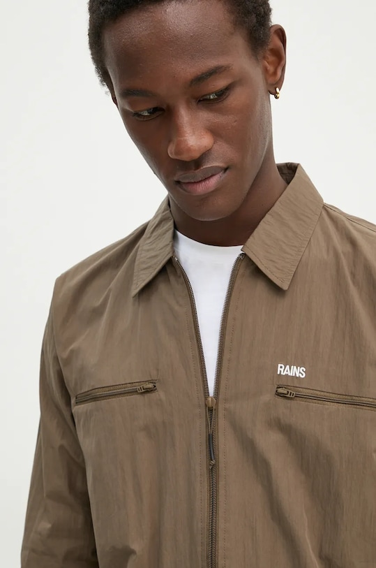 Rains kurtka Woven Shirt 18690 18690.WOOD