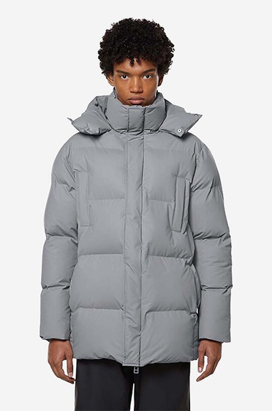Rains jacket Hooded Puffer Coat