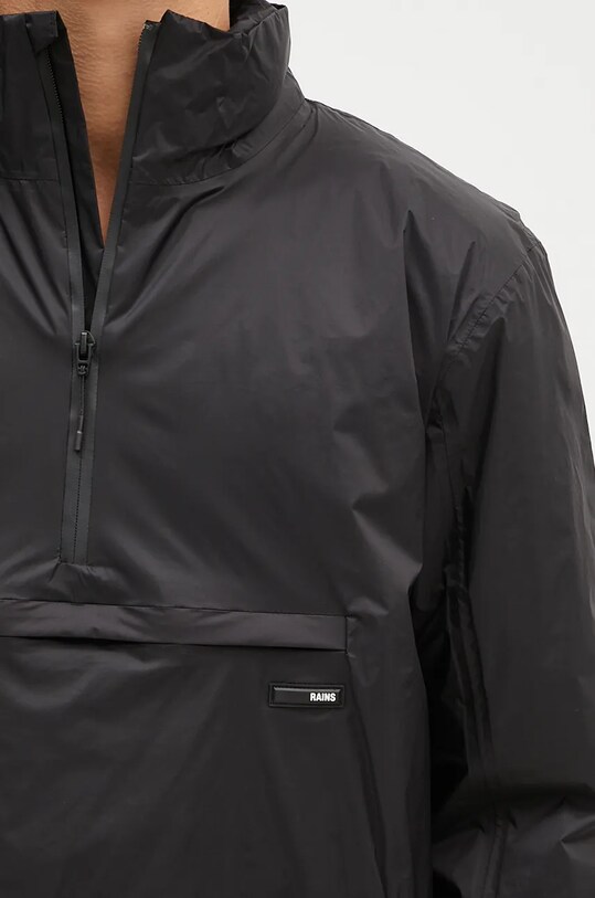 Rains kurtka Padded Nylon Anorak 15490 czarny 15490.BLACK
