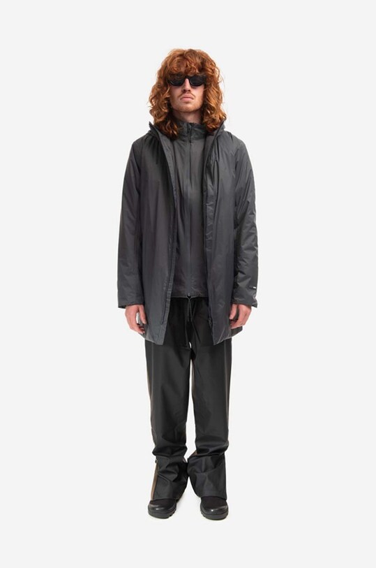 Rains geacă Padded Nylon Coat 15480.SLATE