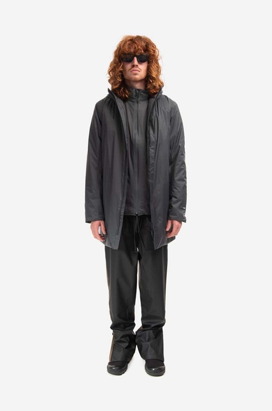 Bunda Rains Padded Nylon Coat 15480 SLATE 15480.SLATE