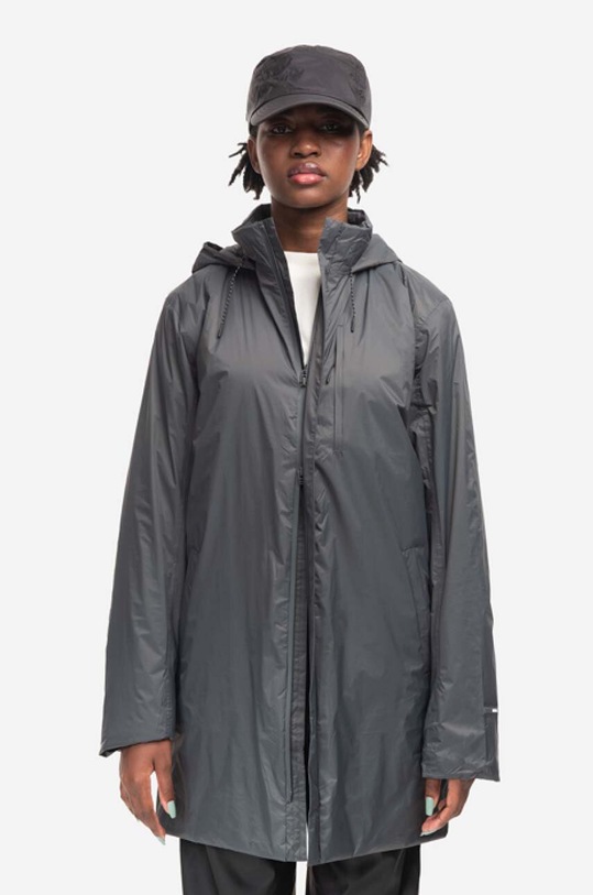 Rains geacă Padded Nylon Coat 15480.SLATE