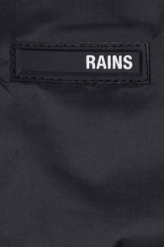 Rains ujjatlan Oadded Nylon Vest 1546 BLACK 15460.BLACK