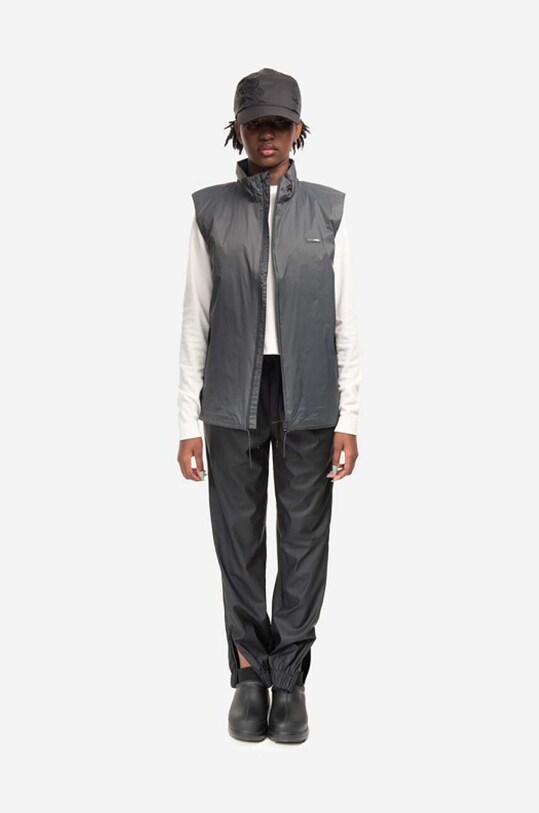 Rains bezrękawnik Padded Nylon Vest 15460 15460.SLATE szary AA00