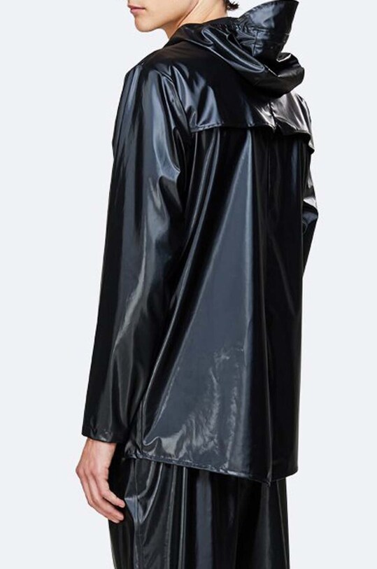 Rains kurtka przeciwdeszczowa Jacket 1201 1201.SHINYBLACK czarny AA00