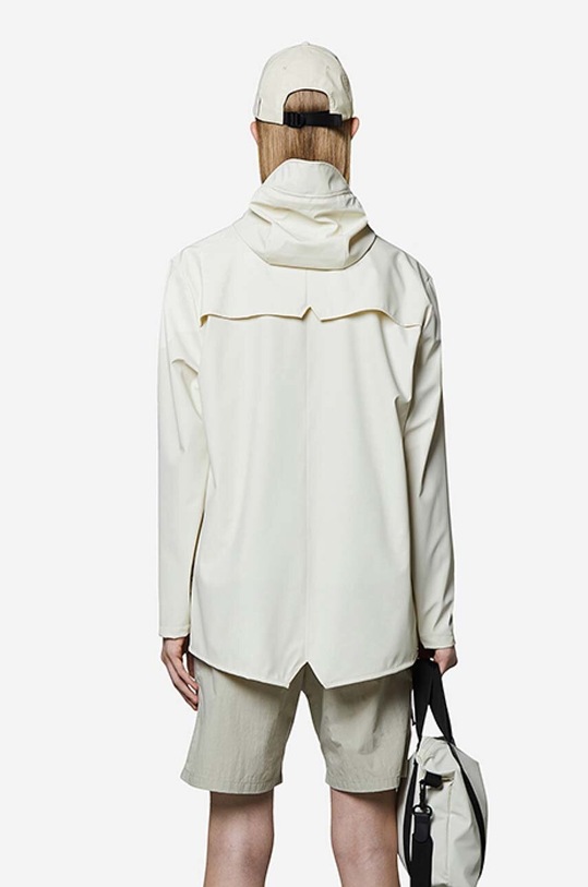Rains rain jacket Jacket 12010.FOSSIL white AA00