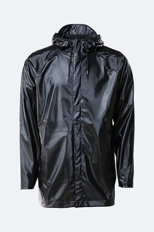 Rains rain jacket Short Coat 1267.SHINYBLACK black