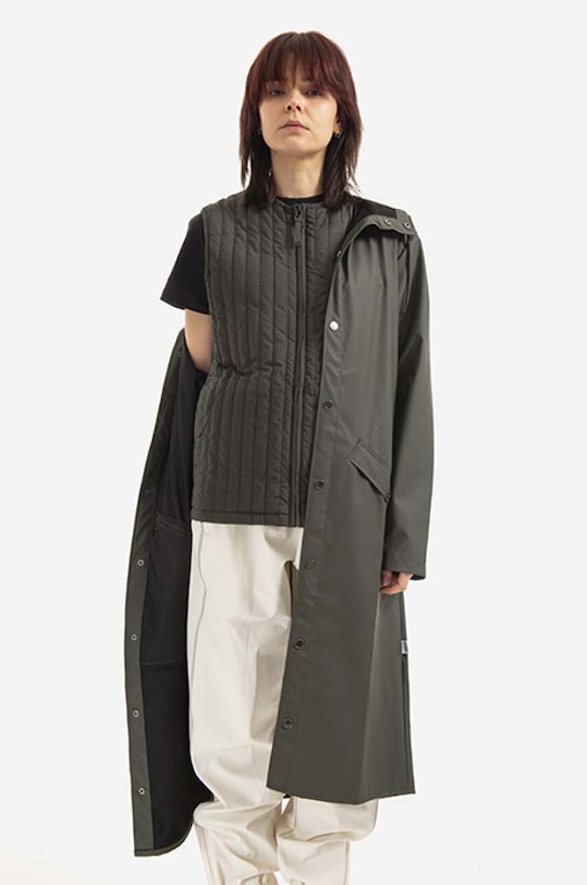 Nepremokavá bunda Rains Longer Jacket 18360.GREEN
