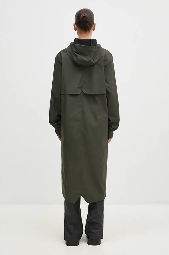 Rains rain jacket Longer Jacket 18360.GREEN green AA00