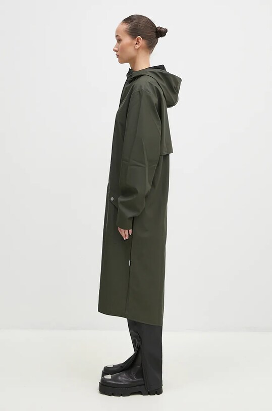 Odjeća Kišna jakna Rains Longer Jacket 18360.GREEN zelena