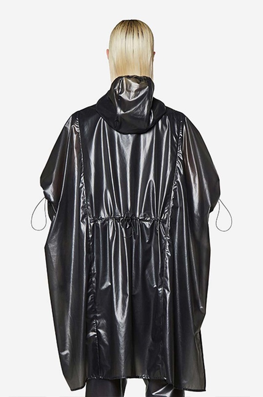 Nepromokavá bunda Rains Long Ultralight Anorak 18810 BLACK 18810.BLACK černá AA00