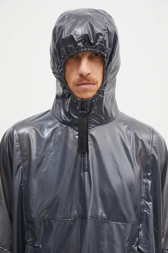 Rains rain jacket Long Ultralight Anorak black 18810.BLACK