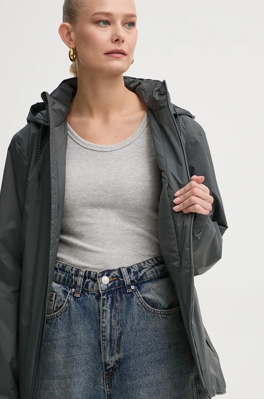 Bunda Rains Padded Nylon Jacket 15470 SLATE 15470.SLATE