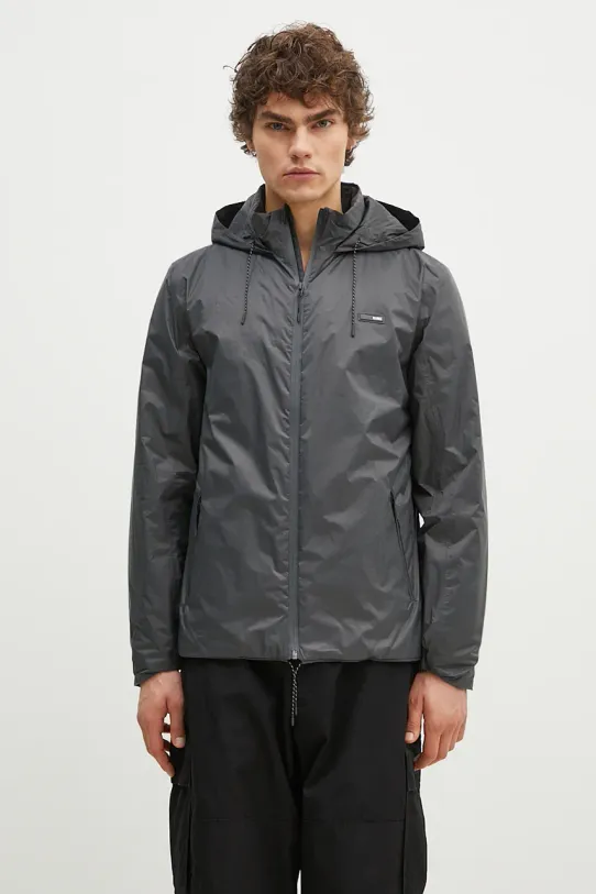 Rains jacket Padded Nylon Planet friendly gray 15470.SLATE