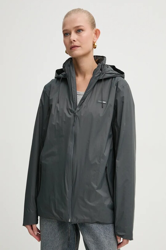 Rains kurtka Padded Nylon 15470 15470.SLATE szary AA00