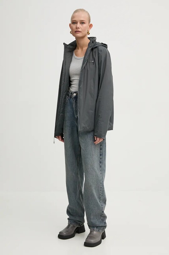 Rains kurtka Padded Nylon 15470 szary 15470.SLATE