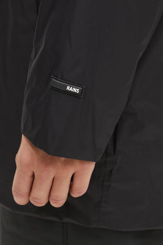 Μπουφάν Rains Padded Nylon Coat μαύρο 15480.BLACK