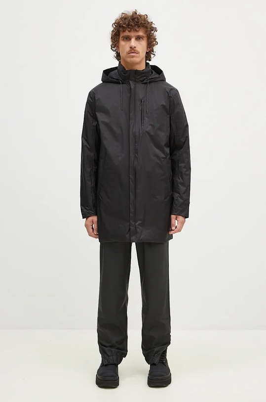 Rains jacket Padded Nylon Coat 15480.BLACK black