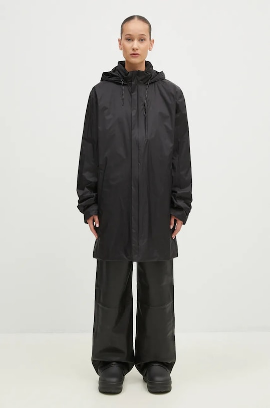 Rains jacket Padded Nylon Coat 15480.BLACK