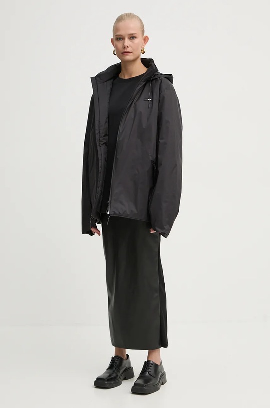 Rains giacca Padded Nylon Jacket 15470.BLACK nero