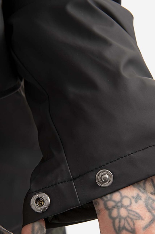 Rains rain jacket Short Hooded Coat 18260.BLACK