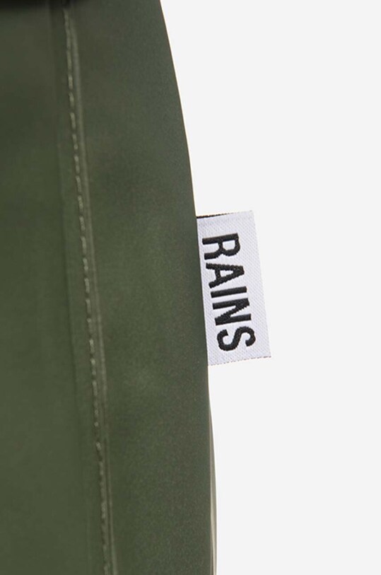 Rains rain jacket Short Hooded Coat 18260.EVERGREEN