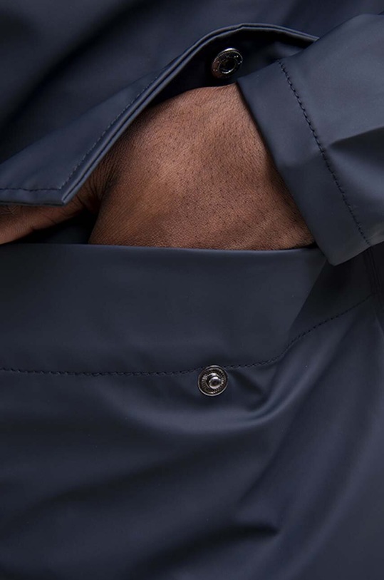 Rains rain jacket Short Hooded Coat 18260.NAVY